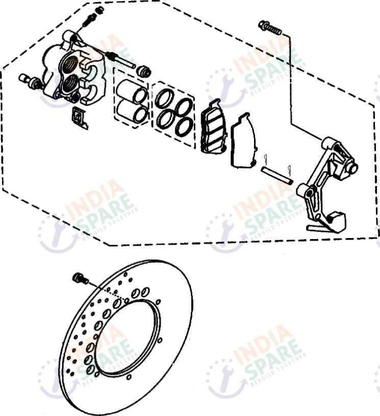 FRONT BRAKE CALIPER